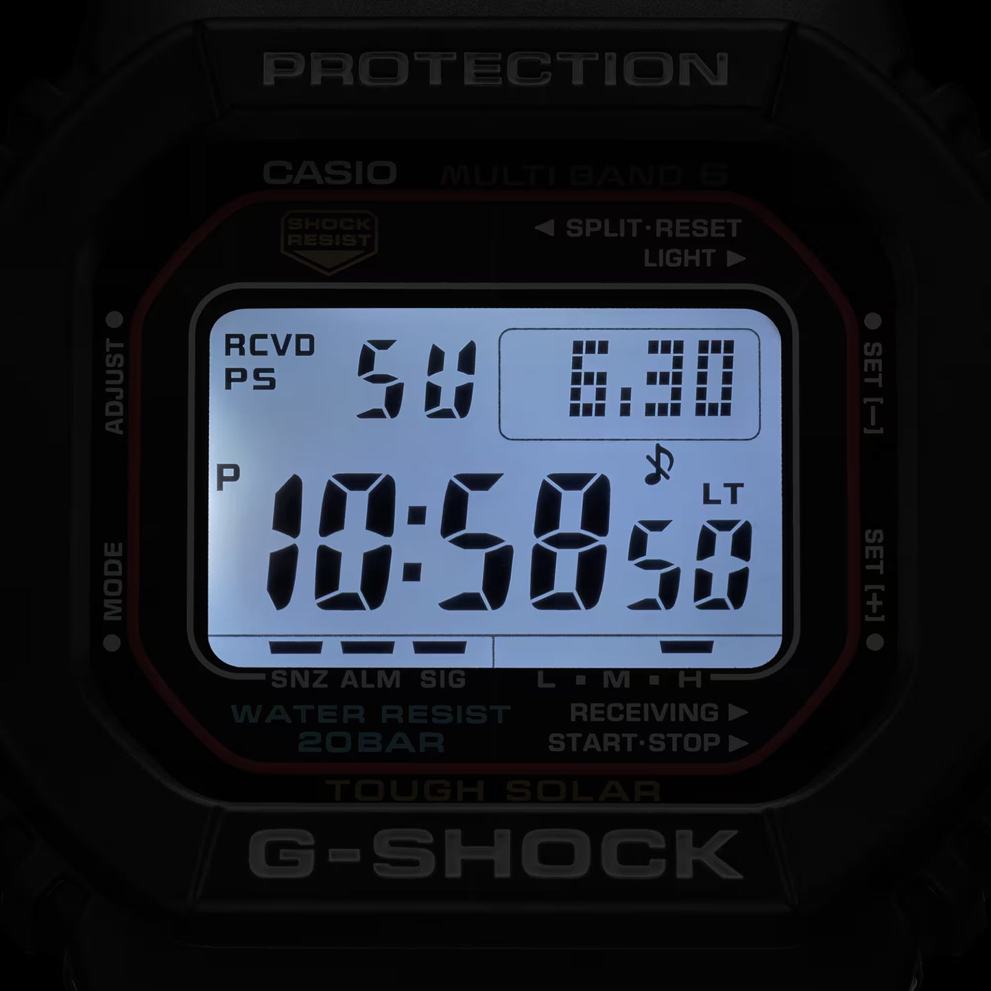 Casio G-Shock GW-M5610U-1ER Herrenuhr • Tough Solar • Funkempfang