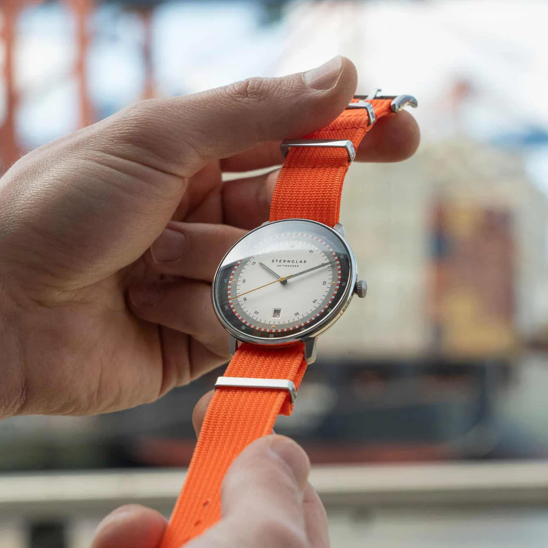 Sternglas Hamburg S01-HHH16-FI02 Herrenuhr • Saphirglas