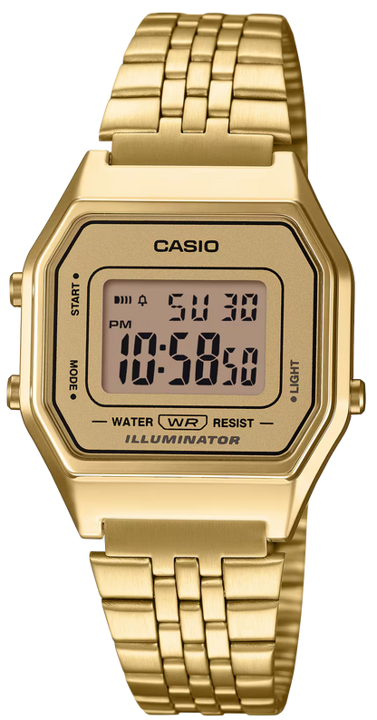 Casio Vintage LA680WEGA-9ER Uhr • Gold-Look • Digital