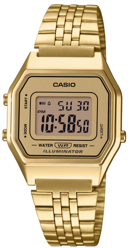 Casio Vintage LA680WEGA-9ER Uhr • Gold-Look • Digital