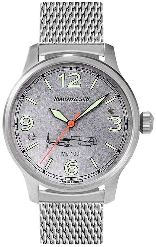 Messerschmitt ME-42BF109 Herren Uhr • Quarzwerk • Mineralglas