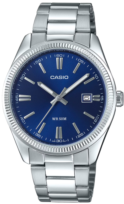 Casio Timeless MTP-1302PD-2AV Herren Uhr • Quarz Uhrwerk • Edelstahl Armband