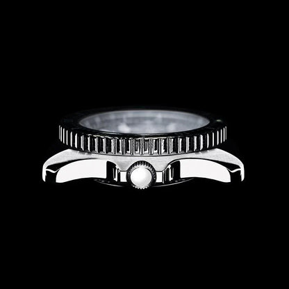 Chris Benz ONE Medium CBM-B-MB-SI Damen Uhr • Hai-Proof • Saphirglas