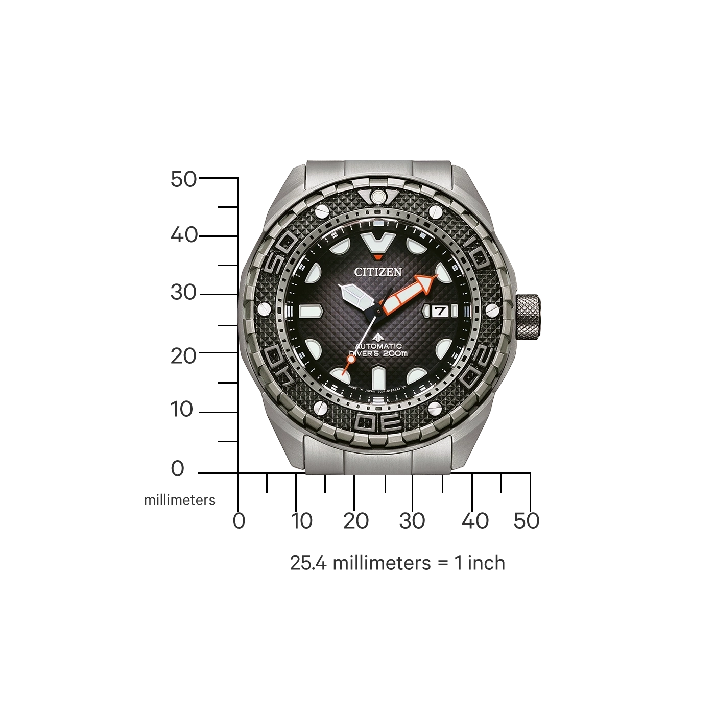 Citizen Promaster Marine NB6004-83E Uhr • Super Titanium • Automatik