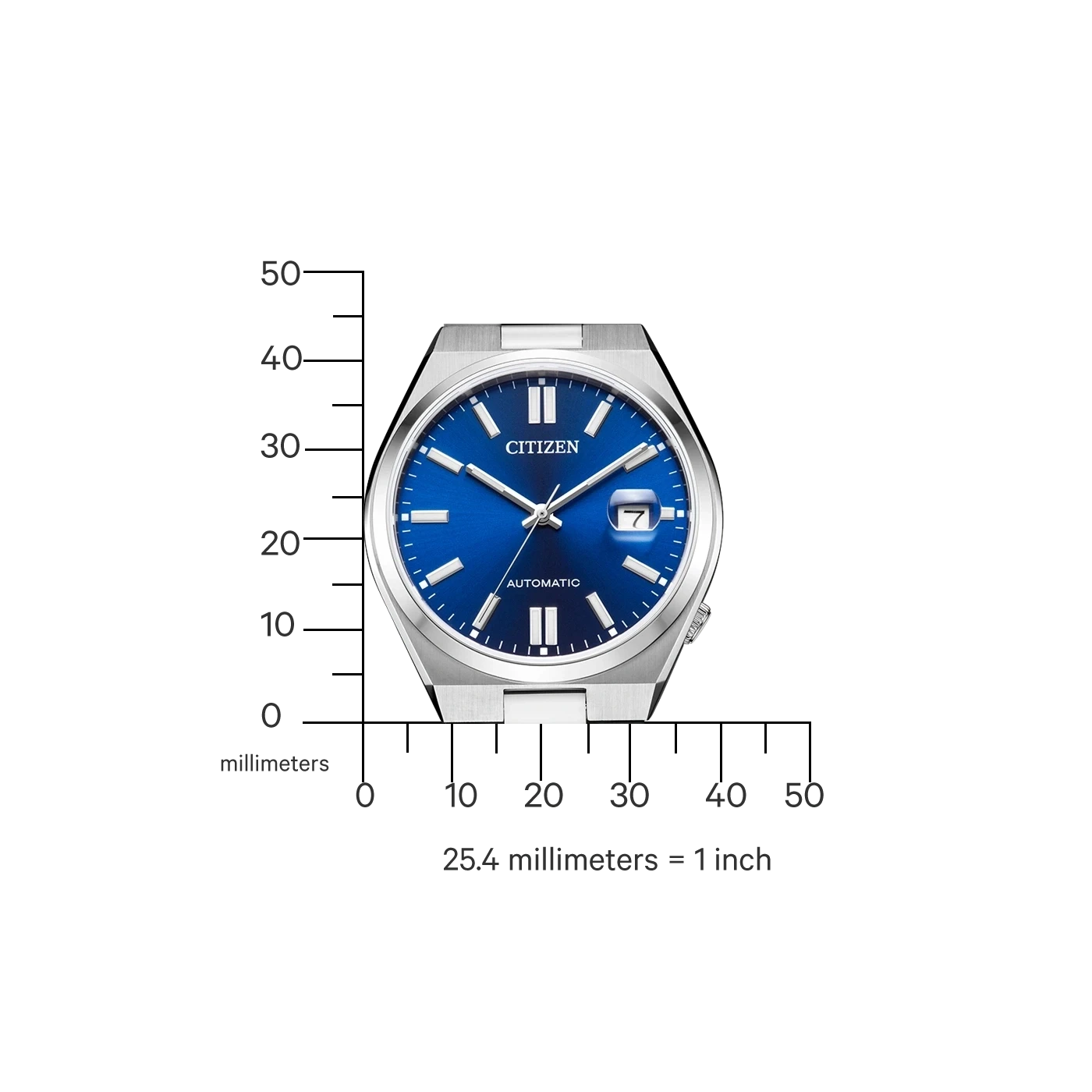 Citizen Tsuyosa NJ0150-81L Herrenuhr • Kratzfestes Saphirglas • Präzises Automatikwerk