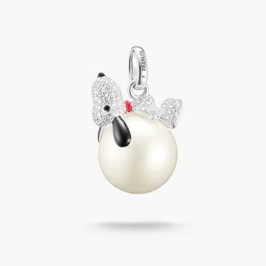 Exclusive THOMAS SABO PEANUTS Snoopy Snowball Pendant 925 Sterling Silver Zirconia