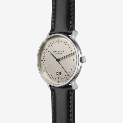 Sternglas S01-NAG26-BR02 Herrenuhr • Saphirglas • Großdatum