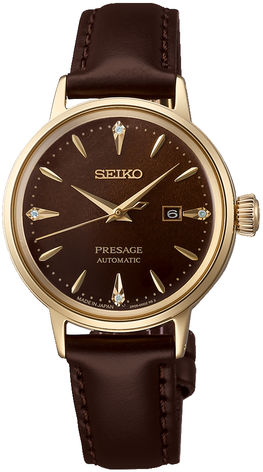 Seiko Presage SRE020J1 Damenuhr • Automatikwerk • Cocktail Time Design