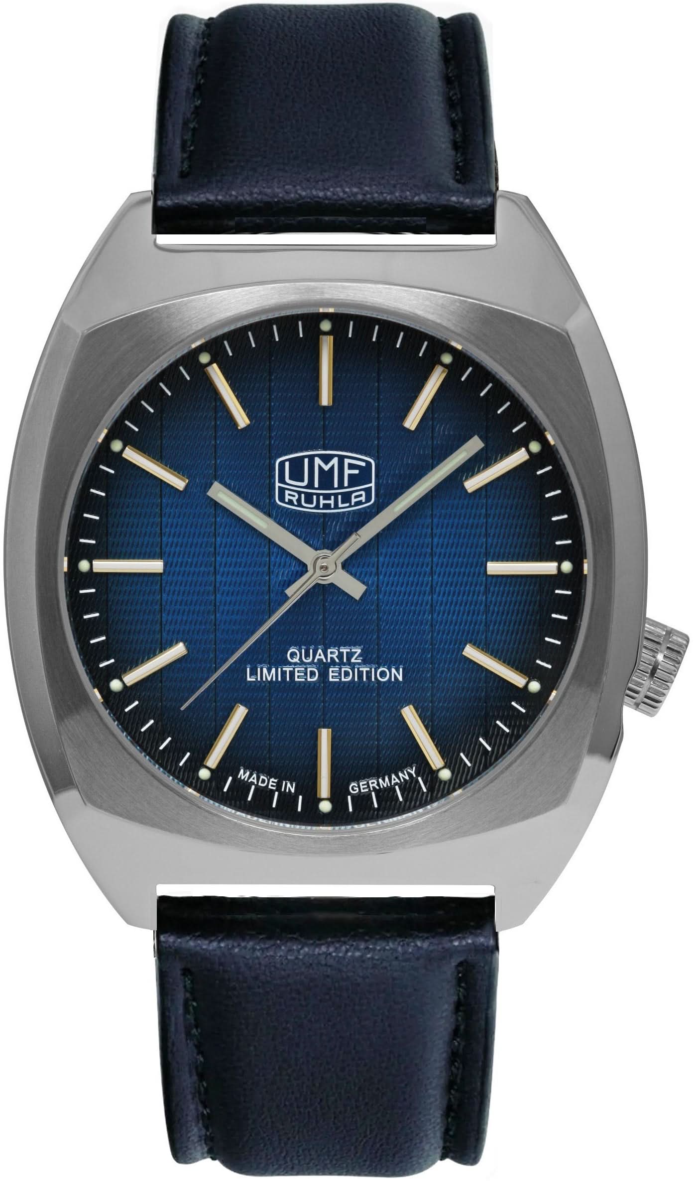 UMF Ruhla Kaliber 13 1466-3 Herrenuhr • Made in Germany • Saphirglas
