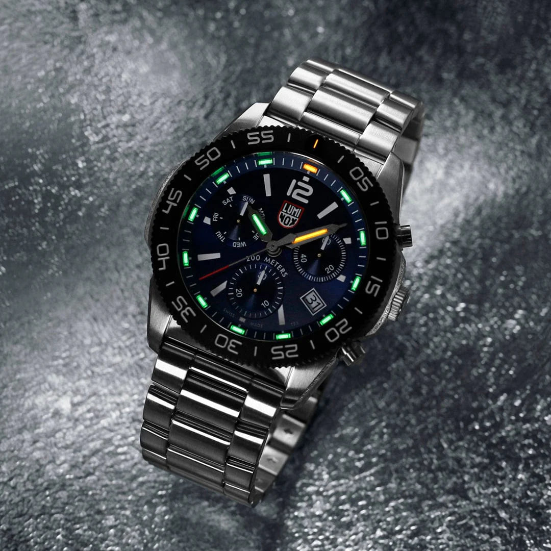 Luminox Pacific Diver Chronograph XS.3144 Herren Uhr • Quarz • LLT Leuchttechnologie