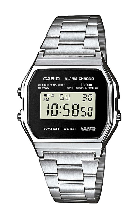 Casio Vintage A158WEA-1EF Uhr • Digitaler Klassiker • Edelstahlarmband
