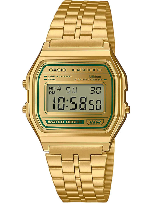 Casio Vintage A158WEGV-9AEF Uhr • Gold-Design • Digital-Klassiker