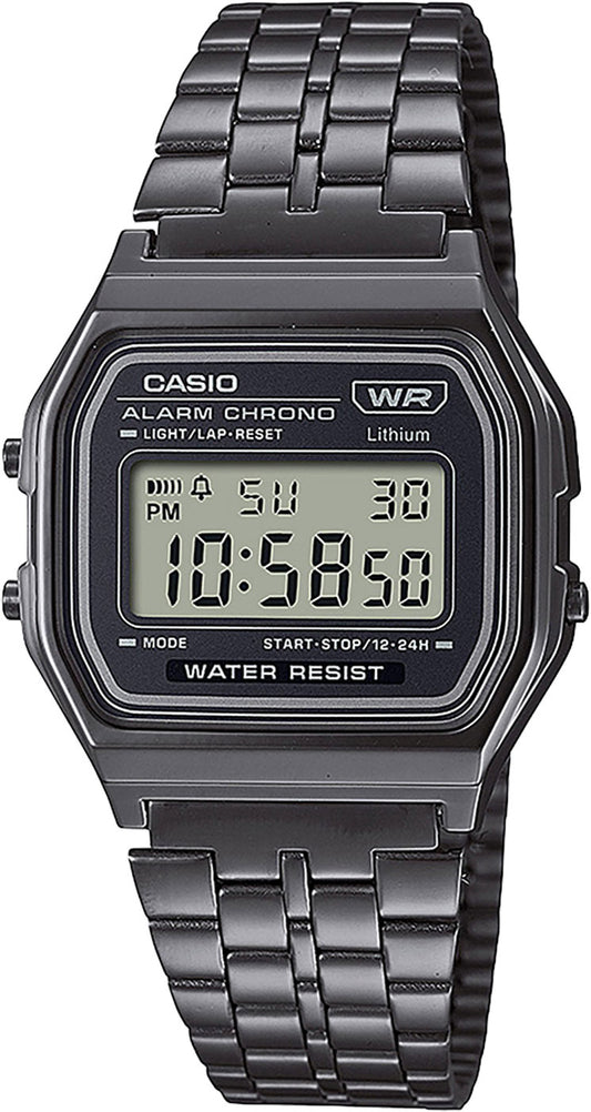 Casio Vintage Collection A158WETB-1AEF Unisex Uhr • Präzises Quarzwerk • Robustes Edelstahlarmband