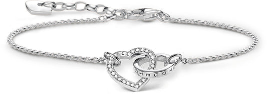Armband Forever Together Herz - 925 Sterlingsilber