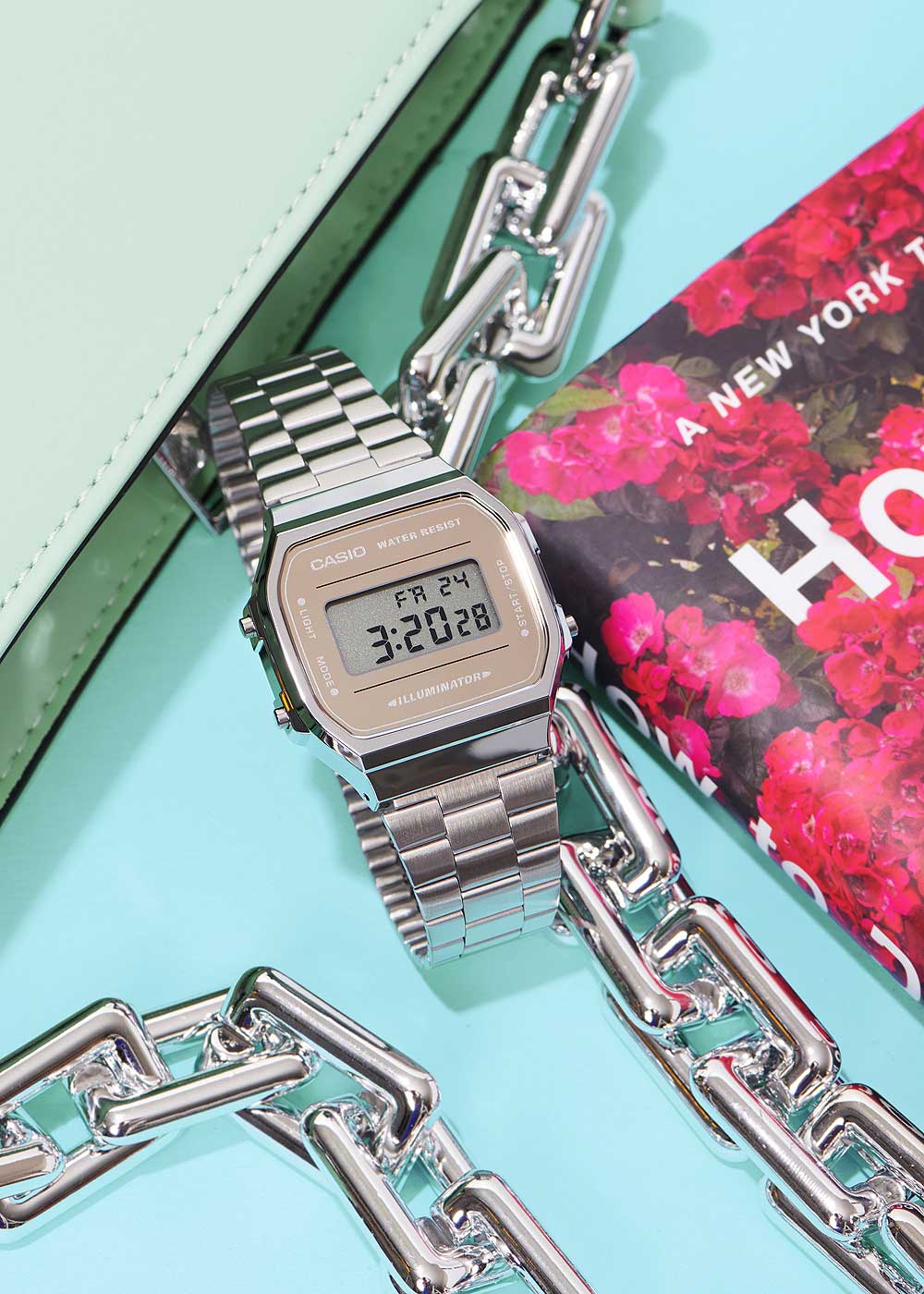 Casio Vintage A168WEM-7EF Uhr • Kultiges Retro-Design • Inkl. Stoppfunktion