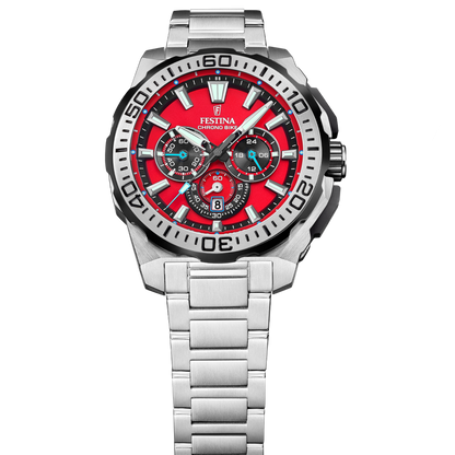 Festina Chrono Bike F20724/5 - rotes Zifferblatt