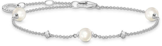 Armband mit Perlen und Steinen- 925 Sterling Silber - Thomas Sabo Modell: A2038-167-14