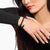 Beaded bracelet made of obsidian and black zirconia stone - Thomas Sabo Model: A2194-705-11-L21