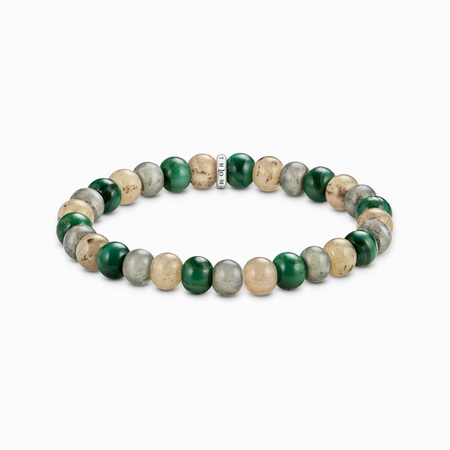 Beads Bracelet made of Jasper, Jade and Labradorite - Thomas Sabo Model: A2196-503-6-L19