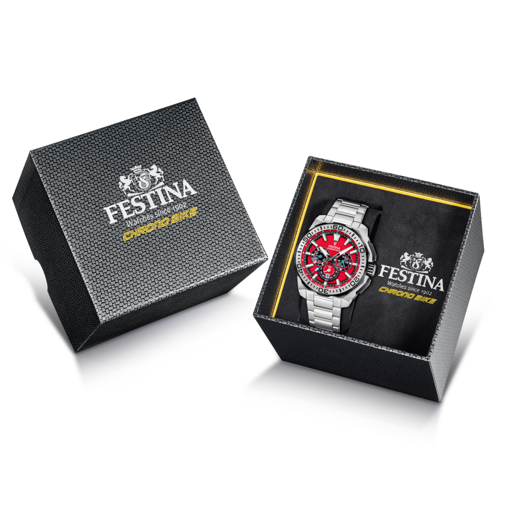Festina Chrono Bike F20724/5 - rotes Zifferblatt