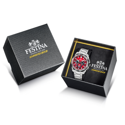 Festina Chrono Bike F20724/5 - rotes Zifferblatt