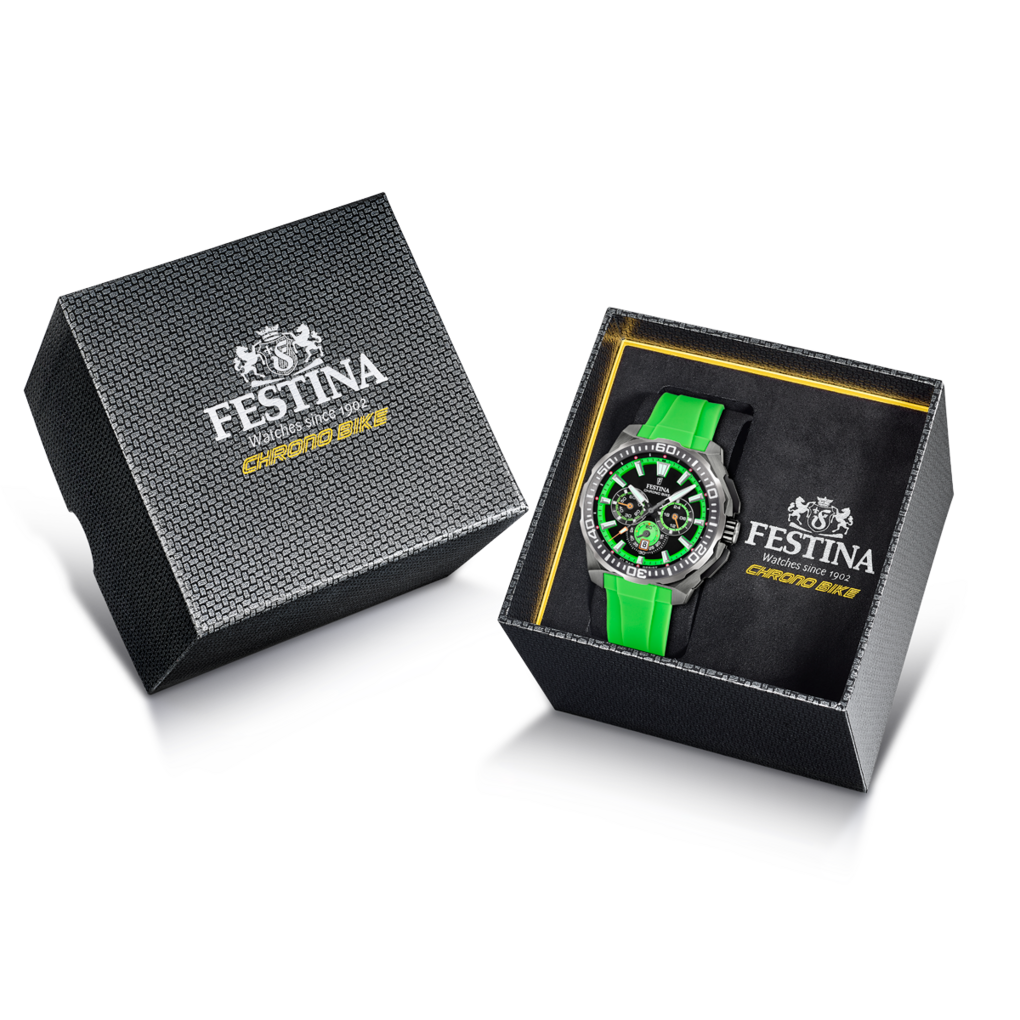 Festina Chrono Bike F20725/3 - grünes Silikonband