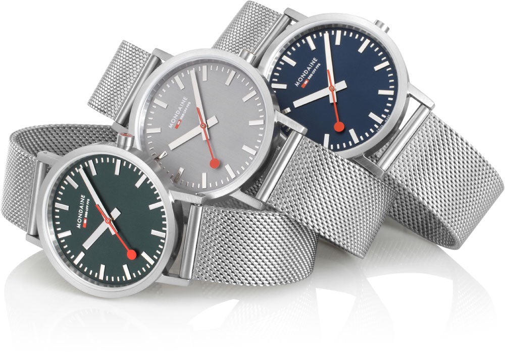 Mondaine Classic A660.30314.11SBBV Uhr • Offizielles SBB Design • Roter Sekundenzeiger