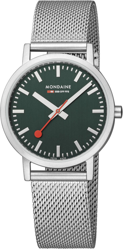 Mondaine Classic A660.30314.11SBBV Uhr • Offizielles SBB Design • Roter Sekundenzeiger