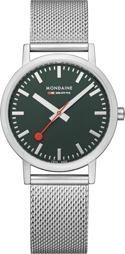 Mondaine Classic A660.30314.11SBBV Uhr • Offizielles SBB Design • Roter Sekundenzeiger