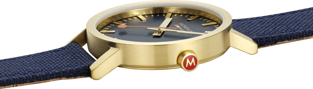 Herrenuhr Textilband - Mondaine Modell: A660.30360.40SBQ