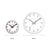Mondaine Wanduhr 25x25x4,2 cm Aluminium • Schweizer Design • Geräuschloses Quarzwerk