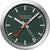 Mondaine Classic Alarm Clock 12.5 cm Aluminium • Iconic Swiss Railway Clock Design • Silent Quartz Movement