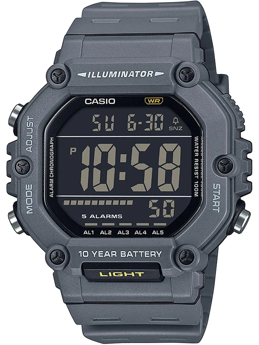 Casio Collection AE-1600H-8BVEF Uhr • 10 Jahre Batterie • 10 Bar Wasserdicht