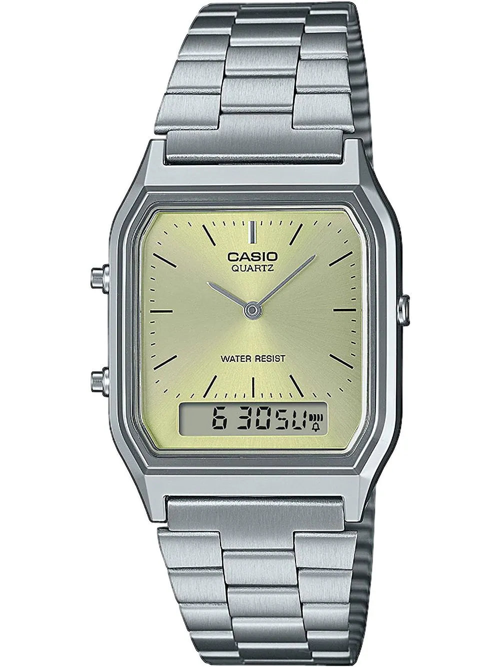 Casio Collection AQ-230A-9AMQYES Uhr • Vintage Design • Dualzeit