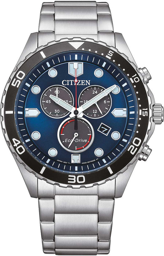 Citizen Eco-Drive AT2560-84L Uhr • Solar-Chronograph • Saphirglas