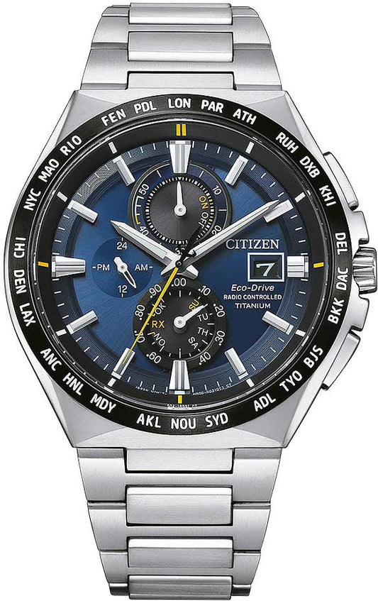 Citizen Radio-Controlled AT8234-85L Uhr • Eco-Drive • Super Titanium