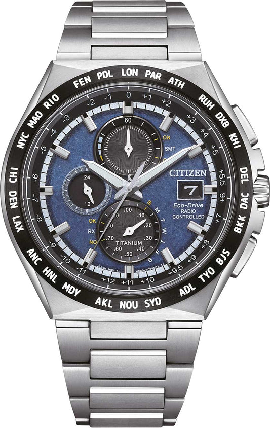 Citizen AT8238-84L Herren Uhr • Eco-Drive Solar • Funkgesteuert