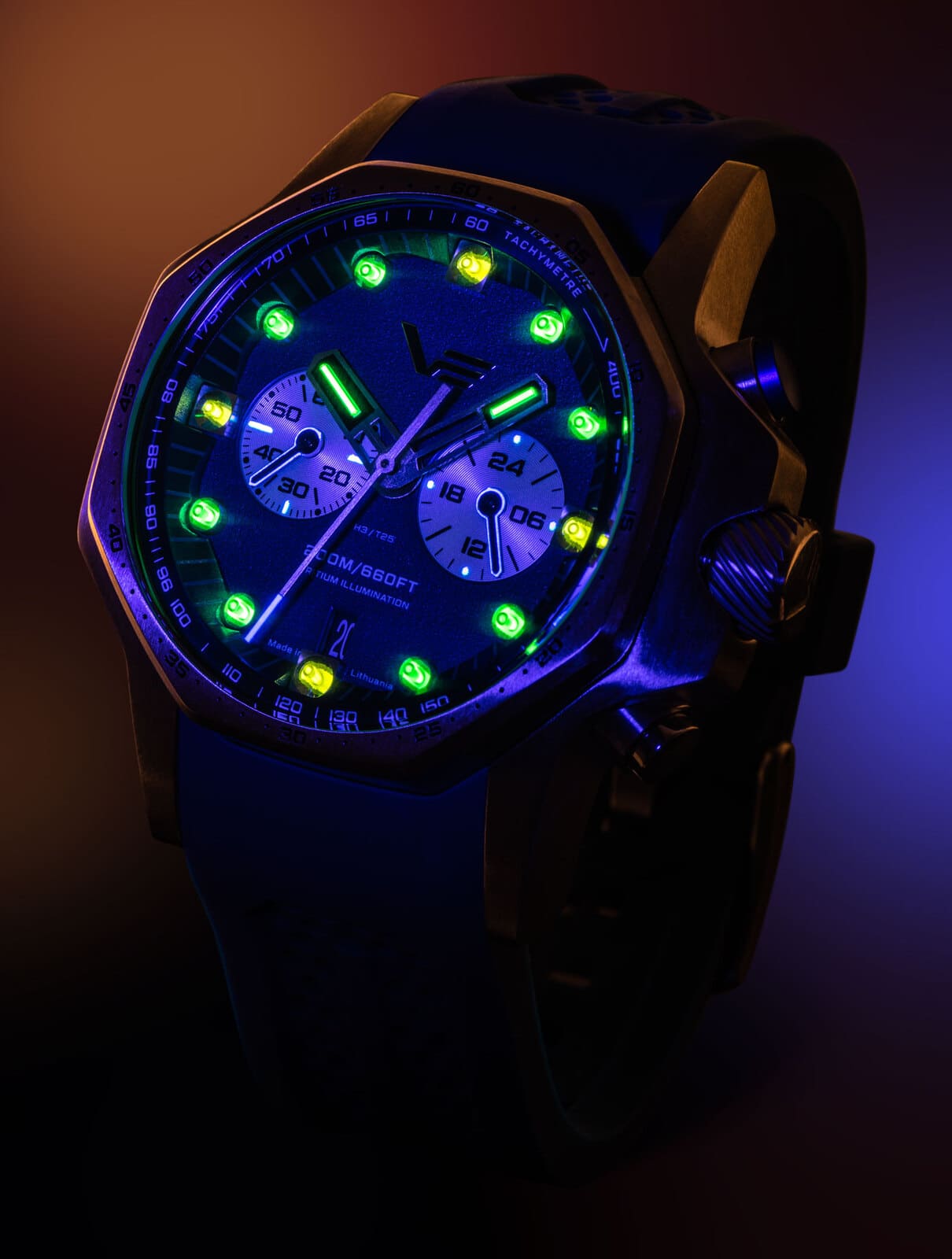 Vostok Europe Atomic Age VK64-640A700 Herrenuhr • Tritium • K1 Glas