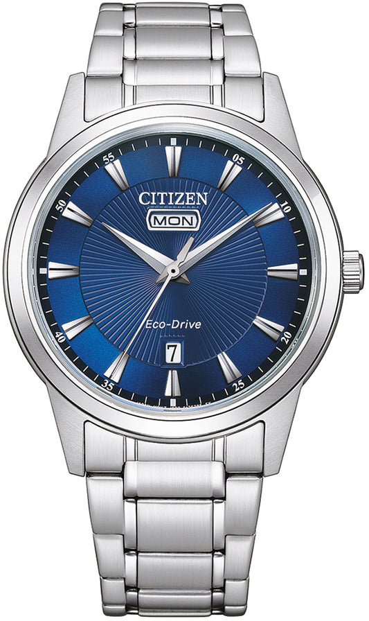 Citizen Urban AW0100-86LE Uhr • Eco-Drive • Blaues Zifferblatt