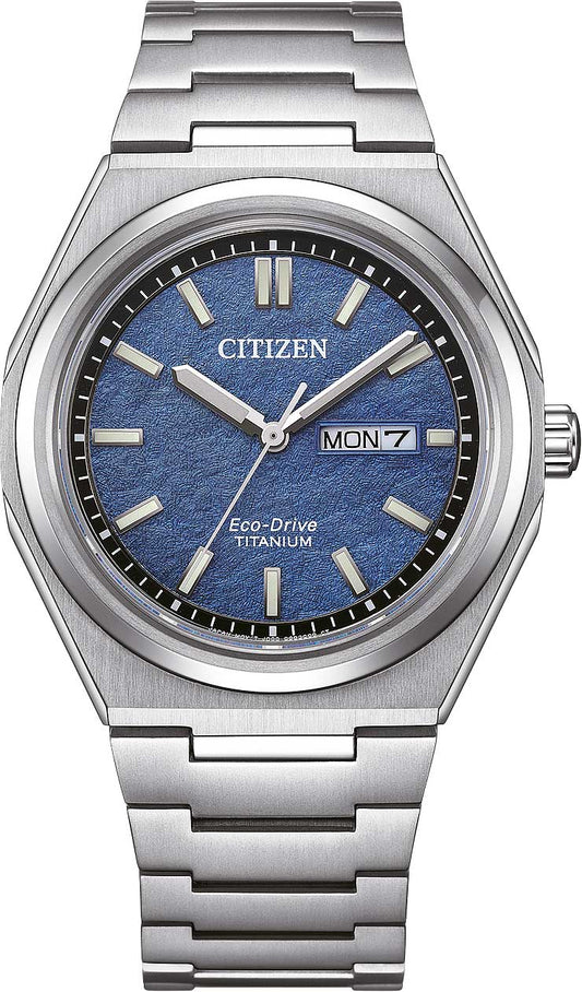 Citizen Super Titanium AW0130-85LE Uhr • Eco-Drive • Saphirglas