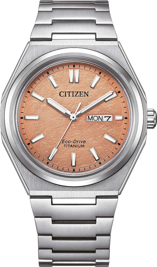 Citizen Zenshin Super Titanium AW0130-85LC Herren Uhr • Eco-Drive • Saphirglas