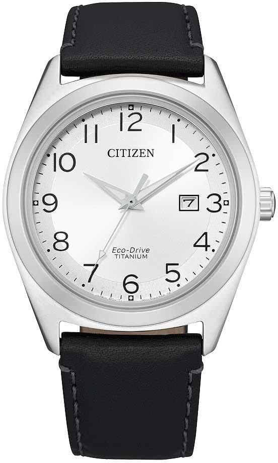 Citizen AW1640-16A Uhr • Schwarzes Lederband • Klassisches Design