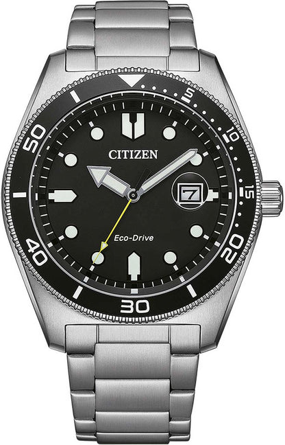 Citizen Eco-Drive AW1760-81E Herrenuhr • Eco-Drive Solarantrieb • Robustes Edelstahlgehäuse