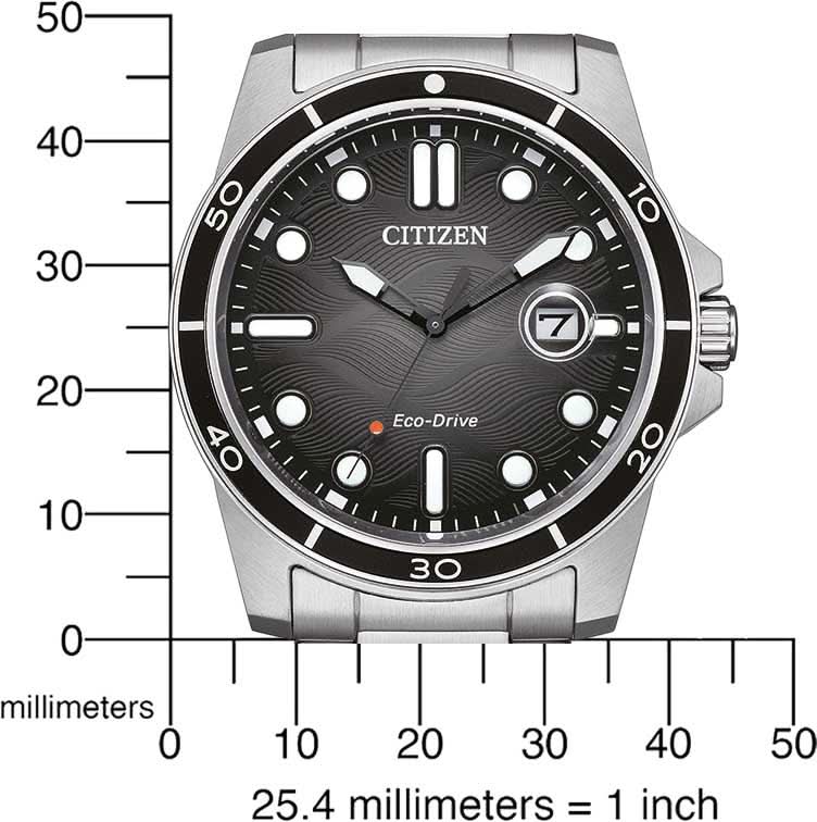 Citizen AW1816-89E Men's Watch • Eco-Drive Solar Powered • 10 Bar Water Resistant