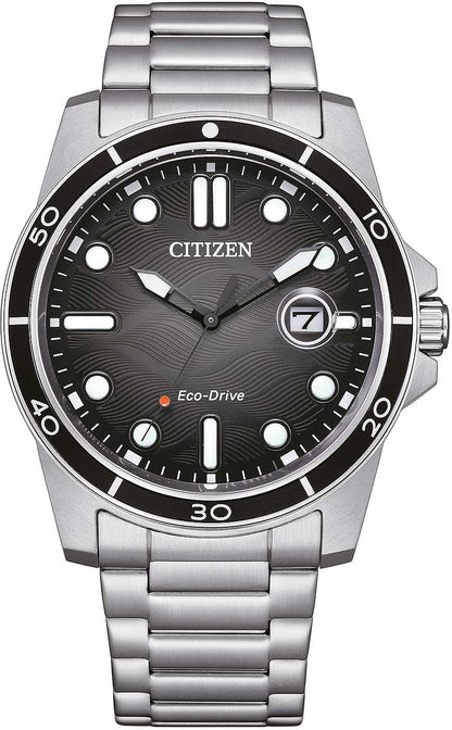 Citizen AW1816-89E Men's Watch • Eco-Drive Solar Powered • 10 Bar Water Resistant