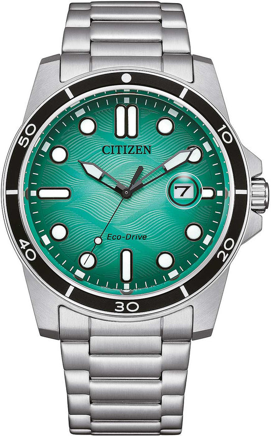 Citizen AW1816-89X Herren Uhr • Eco-Drive Solar • Robustes Edelstahl