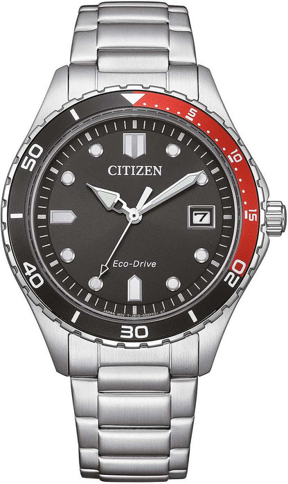 Citizen Eco-Drive AW1820-81E Herrenuhr • Solar Lichtantrieb • Edelstahl