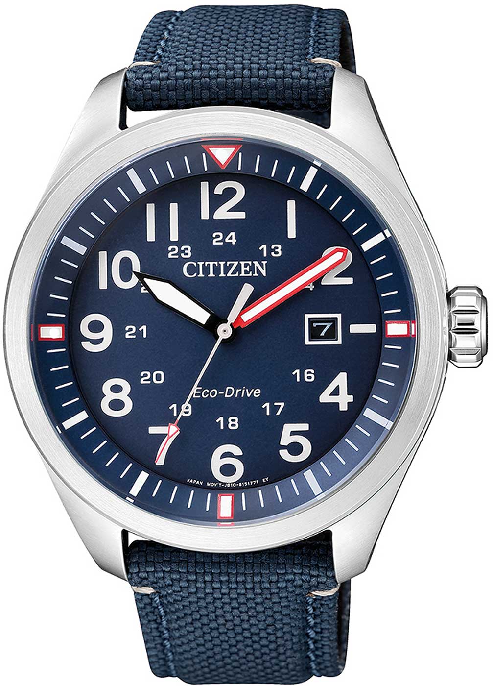 Citizen AW5000-16L Herren Uhr • Eco-Drive • Nylonarmband