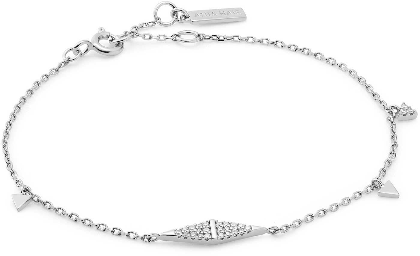 ANIA HAIE B053-02H Bracelet with geometric pendants set with stones