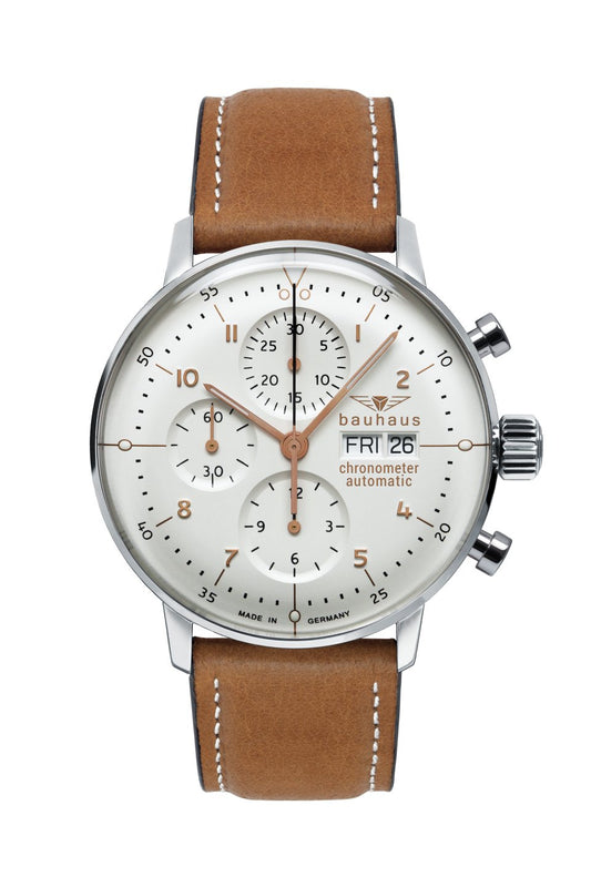 Bauhaus Dessau BAUHAUS-20205 Damen Uhr • Quarz Uhrwerk • Kleine Sekunde